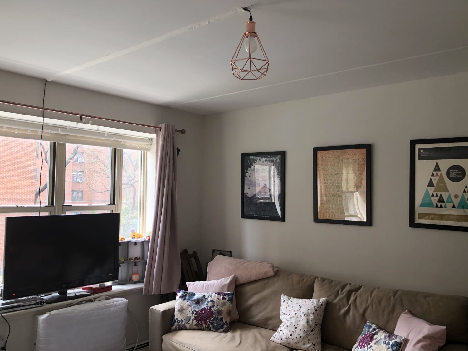 Plug in hanging lights for living room discount